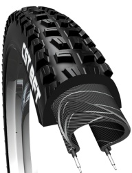 Anvelopa CST 20x4.00 (100-406) Negru BFT C1752 Rigid