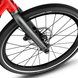 Bicicleta copii WOOM 4 Explore Gen.H Red
