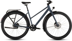 BICICLETA CUBE EDITOR PRO FE TRAPEZE MINERALBLUE CHROME - Img 2