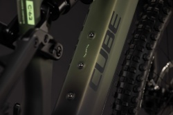 BICICLETA ELECTRICA CUBE AMS HYBRID 177 C:62 TM 600X REEDGREEN GILLS 2027 L - Img 4