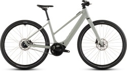 BICICLETA ELECTRICA CUBE EDITOR HYBRID SLX 400X TRAPEZE REEDBEIGE CHROME