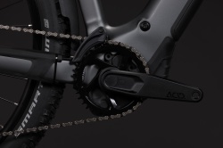 BICICLETA ELECTRICA CUBE REACTION HYBRID RACE 800 FE TRAPEZE SLABGREY CHROME 2027 cadru L (20") - roti 29 - Img 4
