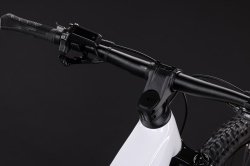BICICLETA ELECTRICA CUBE REACTION HYBRID RACE 800 TRAPEZE SNOW BLACK 2027 cadru L (20") - roti 29 - Img 2