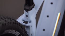 BICICLETA ELECTRICA CUBE REACTION HYBRID SLX 800 GAUZEGREY ICEBLUE - Img 7