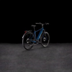 Bicicleta Electrica Hardtail CUBE Touring Hybrid ONE 625 deepsea´n´chrome