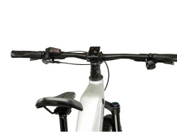 BICICLETA ELECTRICA MTB KROSS Influx Hyb 5.0 800 SILVER - Img 5