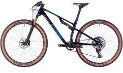 Bicicleta Full Suspension CUBE AMS ZERO99 C:68X SLT 29 Lichidblue´n´Blue