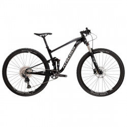 Bicicleta MTB Full Suspension KROSS Earth 1.0 Grey Black