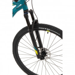 Bicicleta Rock Machine Manhattan 90-29/3 29 Albastru Petrol/Negru/Verde Neon - Img 4