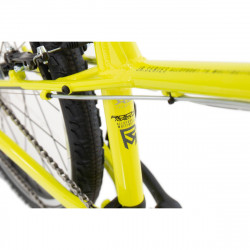 Bicicleta Rock Machine Thunder 24/2 VB 24 Galben Neon/Negru/Gri 12.5 - Img 4