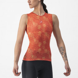 Bluza de corp fara maneci Castelli Pro Mesh 4 W SL, de dama, Portocaliu, S - Img 3
