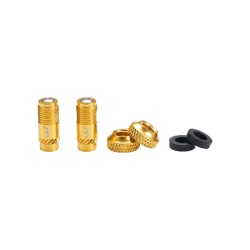 Capace valva BBB CoreCap aurii set 2 bucati - Img 3