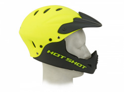 Casca Downhill AUTHOR Hot Shot HST X9 52-54 cm Galben Neon/ Negru - Img 2
