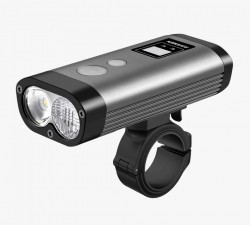 Far bicicleta RAVEMEN PR1200, 1200 LM, Gri, USB
