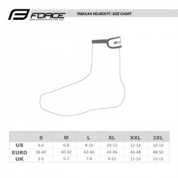 HUSE PANTOFI FORCE HOT EXTREME NEOPREN NEGRU