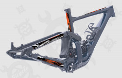 Speed Freak Orange Bike Frame Simulation