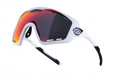 Ochelari Force Ombro Plus, lentila rosie, alb mat