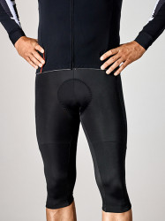 Pantaloni Ciclism CUBE Blackline 3/4 Black'n'White'n'Grey - Img 3