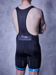 Pantaloni Ciclism Teamline Black'n'Blue'n'White - Img 4