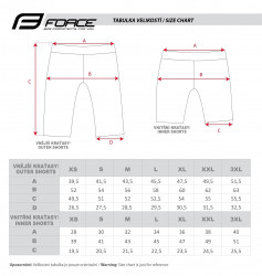 Pantaloni scurti cu bazon Force Storm gri/fluo - Img 2