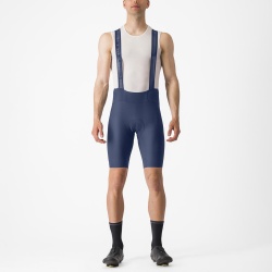 Pantaloni scurti cu bretele Castelli Espresso, Indigo, XL