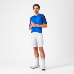 Pantaloni scurti cu bretele Castelli Free Aero Race S, pentru barbati, alb, S