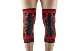 Protectii genunchi Seryt Checker Red M