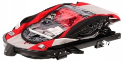 REMORCA PENTRU BICICLETA SAU ALERGARE KROSS FREEDOM CAPACITATE 2 COPII - Img 7