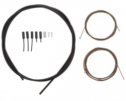 Set cabluri schimbator polimerizate Shimano Dura-Ace 9000 negre