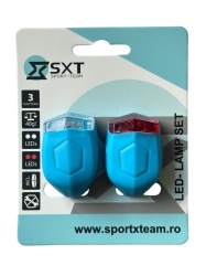 Set Flash cu Baterii SXT (Silicone) Albastru - Img 5
