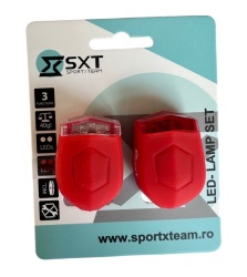 Set Flash cu Baterii SXT (silicone) Rosu - Img 6