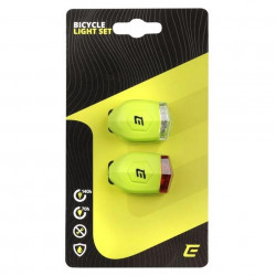 Set lumini bicicleta fata si spate EXTEND Froggies (Silicon) Verde