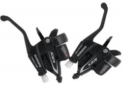 Set Manete Integrate Schimbator/Frana Shimano Acera ST-M360 3x8 V Negru - Img 2
