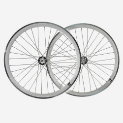 Set Roti Single Speed/Fixie SXT 700-32H 40 mm Silver