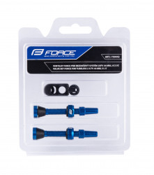 Set Valve Tubeless Force 2xFv 44mm Albastre - Img 2