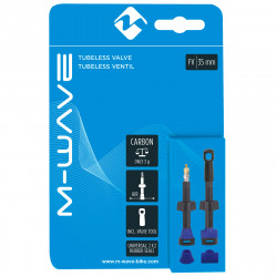 Set Valve Tubeless M-WAVE Carbon FV - 35 mm - Img 3