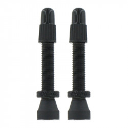 Set valve VAR Presta Tubeless 35 mm aliaj negre