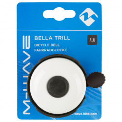 Sonerie M-WAVE BELLA TRILL Alb Anodizat - Img 2