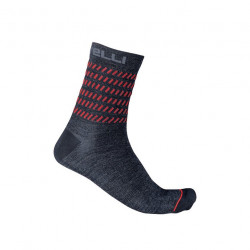 Sosete Castelli Go 15 Bleumarin/Rosu