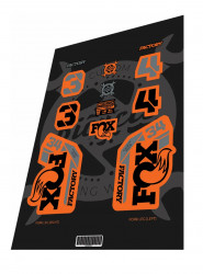 Stickere adezive furca FOX Factory 34 Factory Kashima Grey 2022