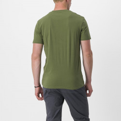 Tricou casual Castelli Finale Tee, Kaki, XXL - Img 2