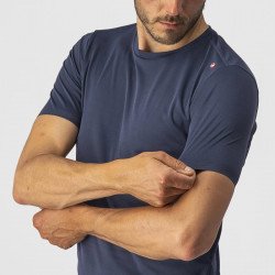 Tricou casual Castelli Tech 2 Tee Bleumarin - Img 2