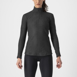 Tricou cu maneca lunga Castelli Cold Days W 2nd Layer, Negru, L