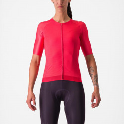 Tricou cu maneca scurta Castelli Aero PRO 7.0 W, de dama, Rosu, M