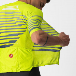 Tricou cu maneca scurta Castelli Climbers 3.0 SL Galben Fluo - Img 3