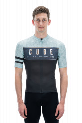 Tricou CUBE Blackline Jersey CMPT S/S Grey Blue - Img 2