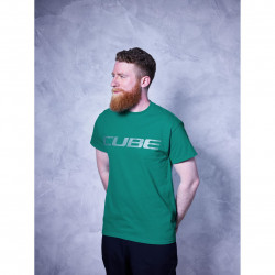 Tricou CUBE T-Shirt Logo Green - Img 2