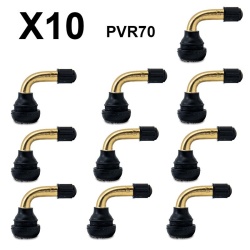 Valva tubeless curbata 90 grade pentru trotineta electrica 70mm - set 10 bucati - Img 3