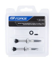 Valve Tubeless presta Force pentru 2 x FV 44 mm, argintiu - Img 2