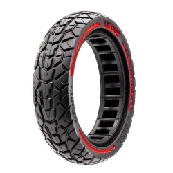 Anvelopa plina trotineta Ultra-Light Nedong 8.5x2-6.1/B34 negru/rosu